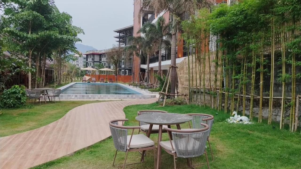 Vang Vieng Bungalows Экстерьер фото