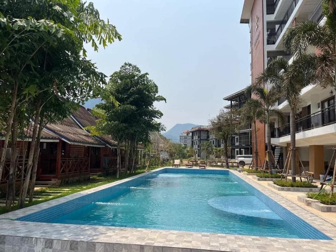 Vang Vieng Bungalows Экстерьер фото